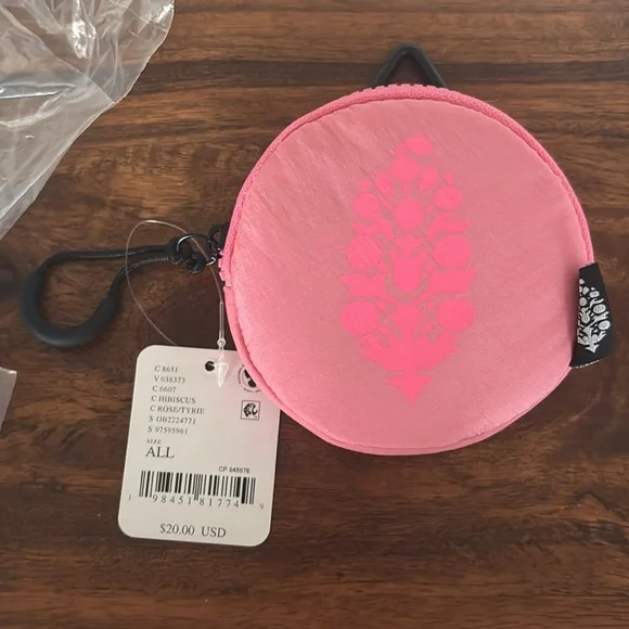 Free People Movement Essentials Only Pouch - Hibiscus - Picture 5 of 5